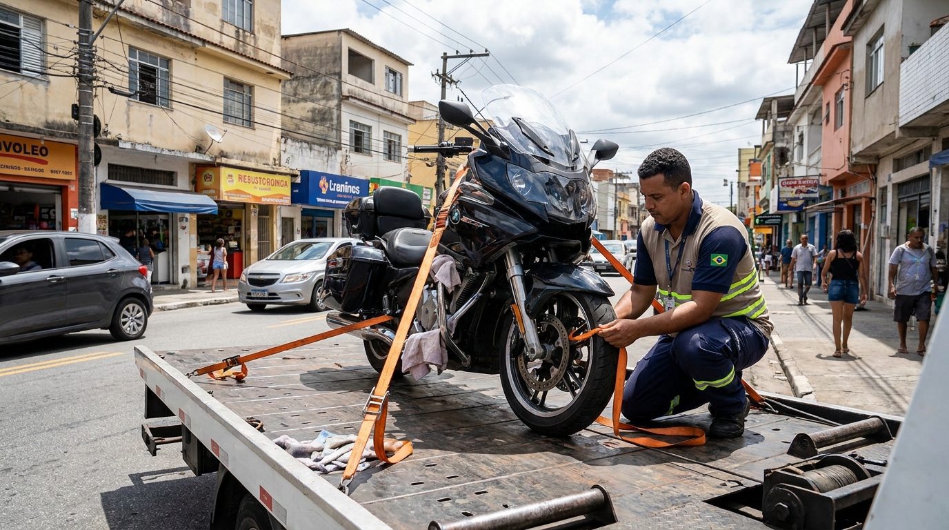 Remoção de Moto em Pane na Gabriela, Feira de Santana‑BA